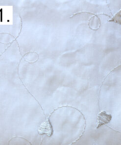 Embroidered Silk 1 - Silver