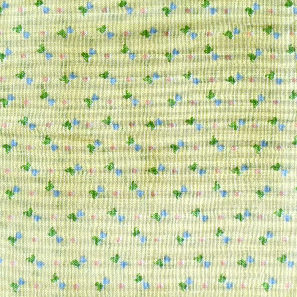 Solo Flower-yellow-patchwork-fabric
